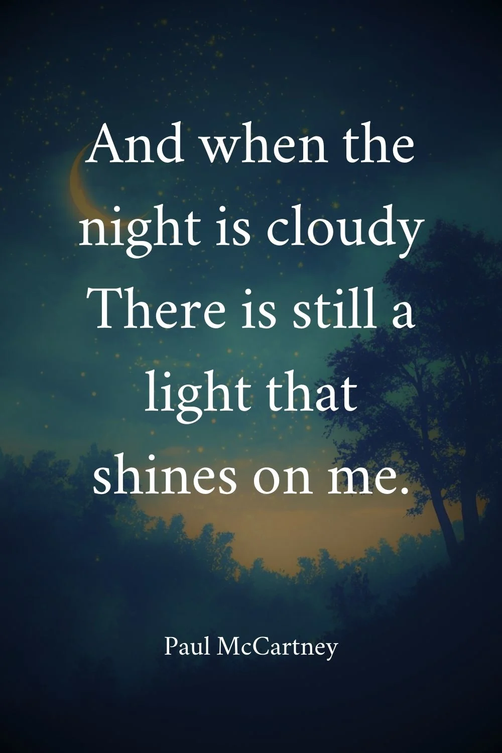 Night Quotes McCartney