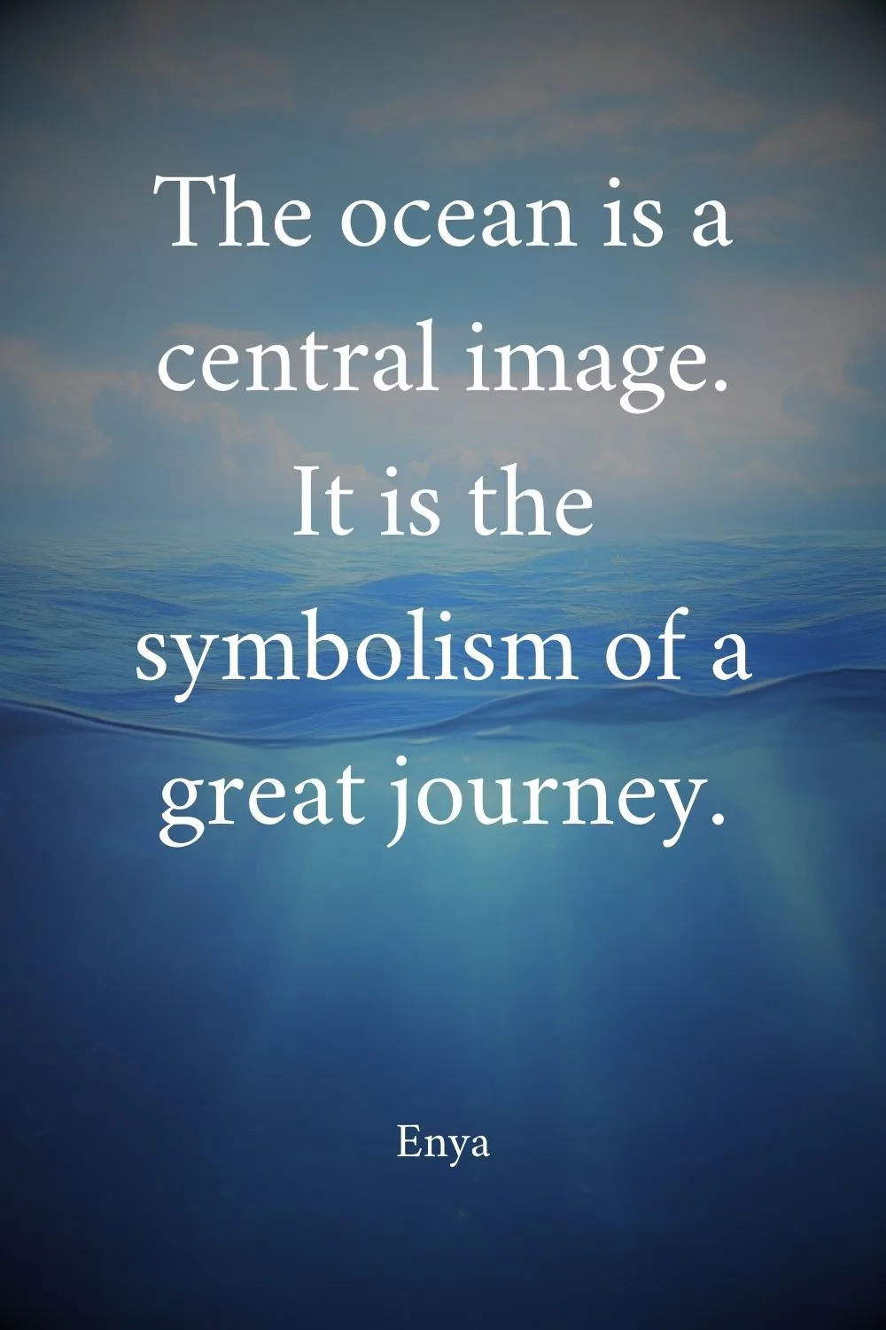 Ocean Quotes Enya