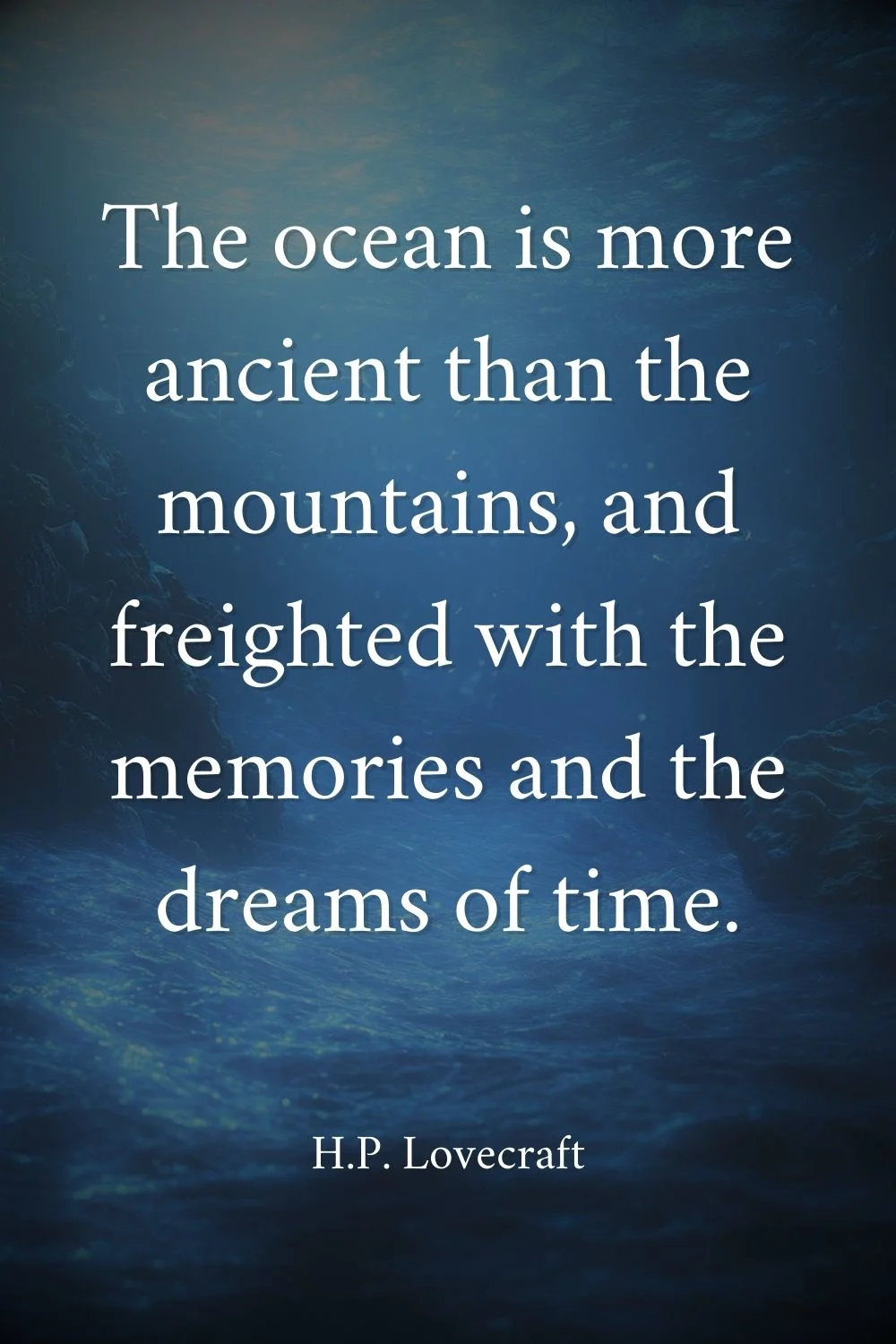 Ocean Quotes Lovecraft