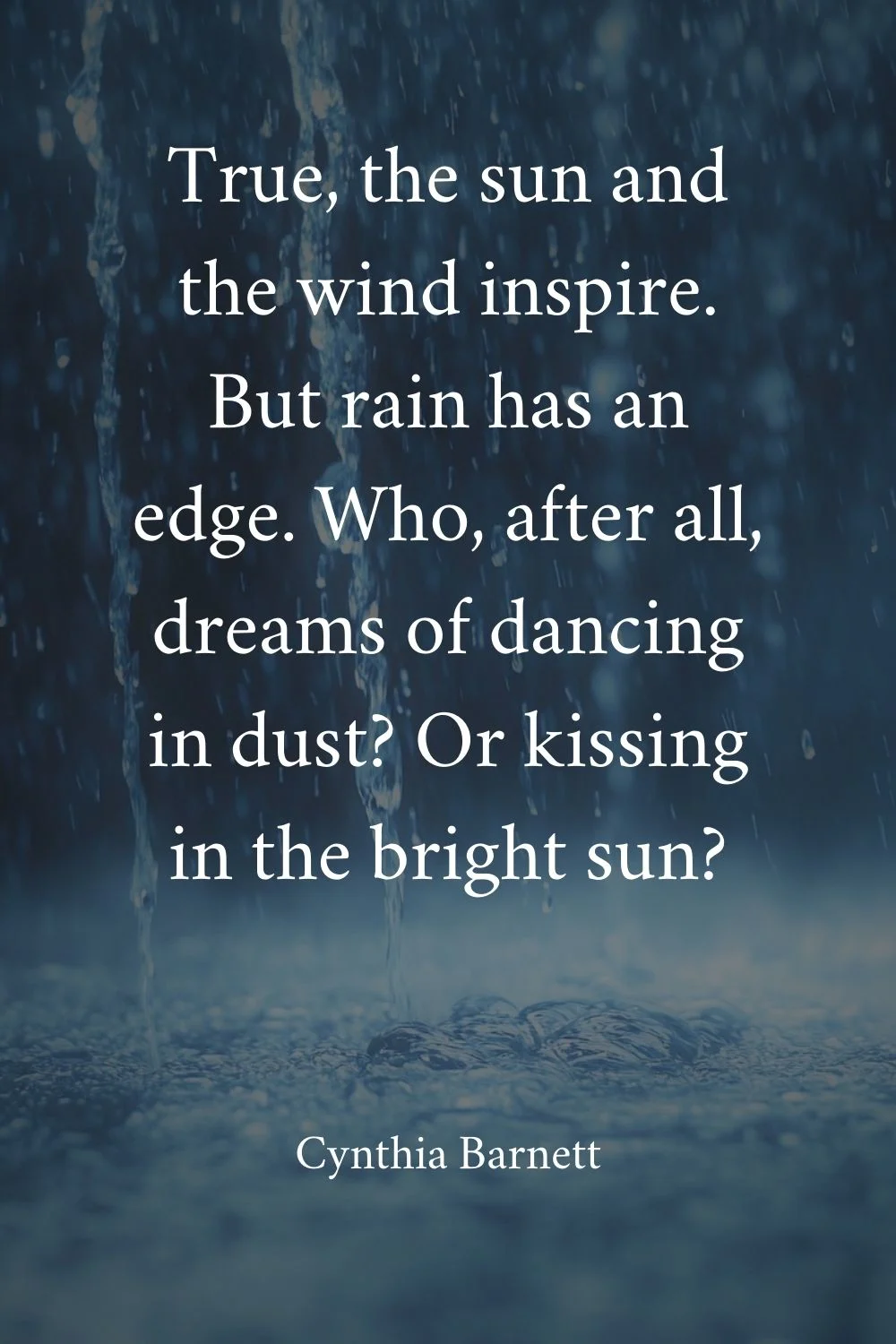 Rain Quotes Barnett