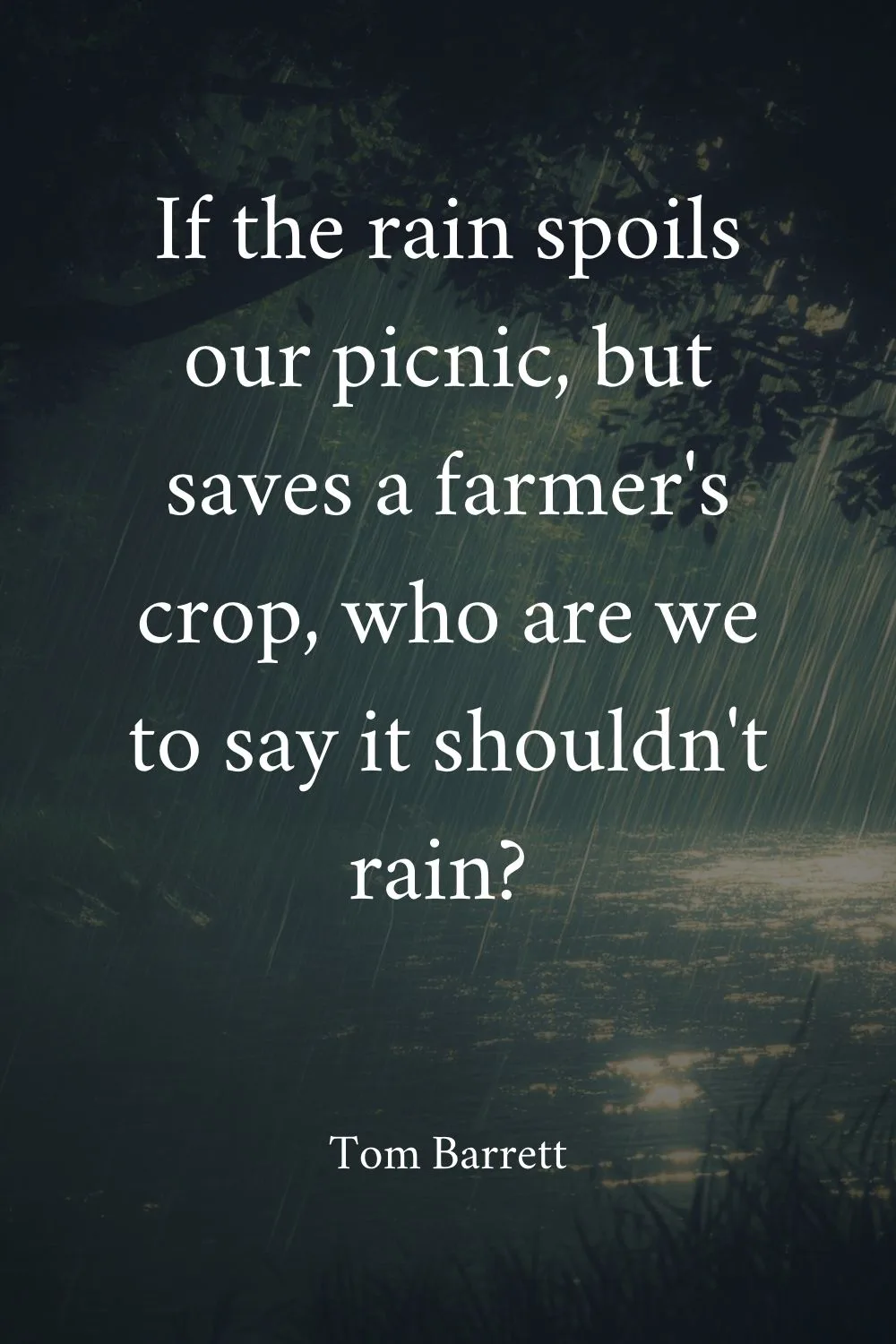 Rain Quotes Barrett