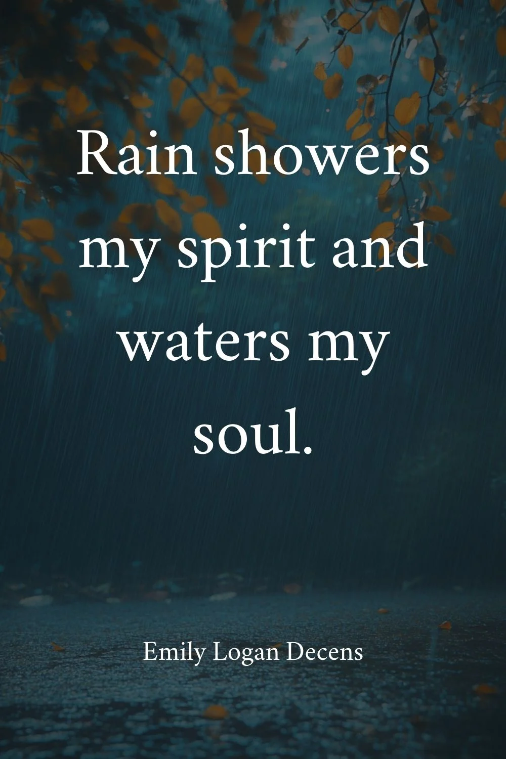 Rain Quotes Decens