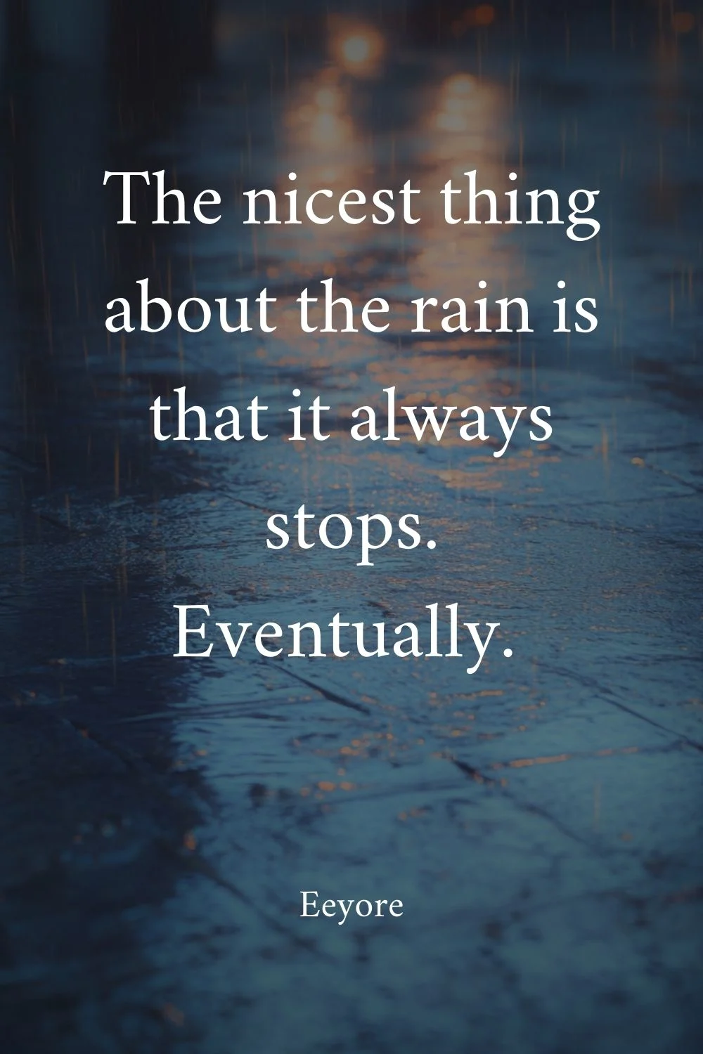 Rain Quotes Eeyore