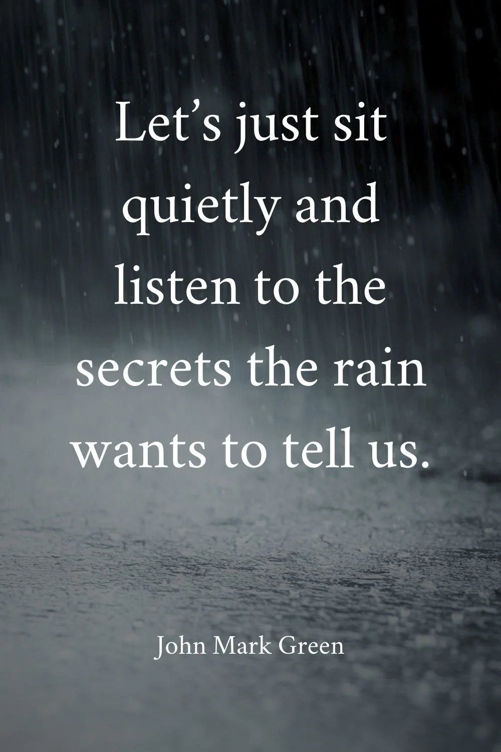 Rain Quotes Green 1