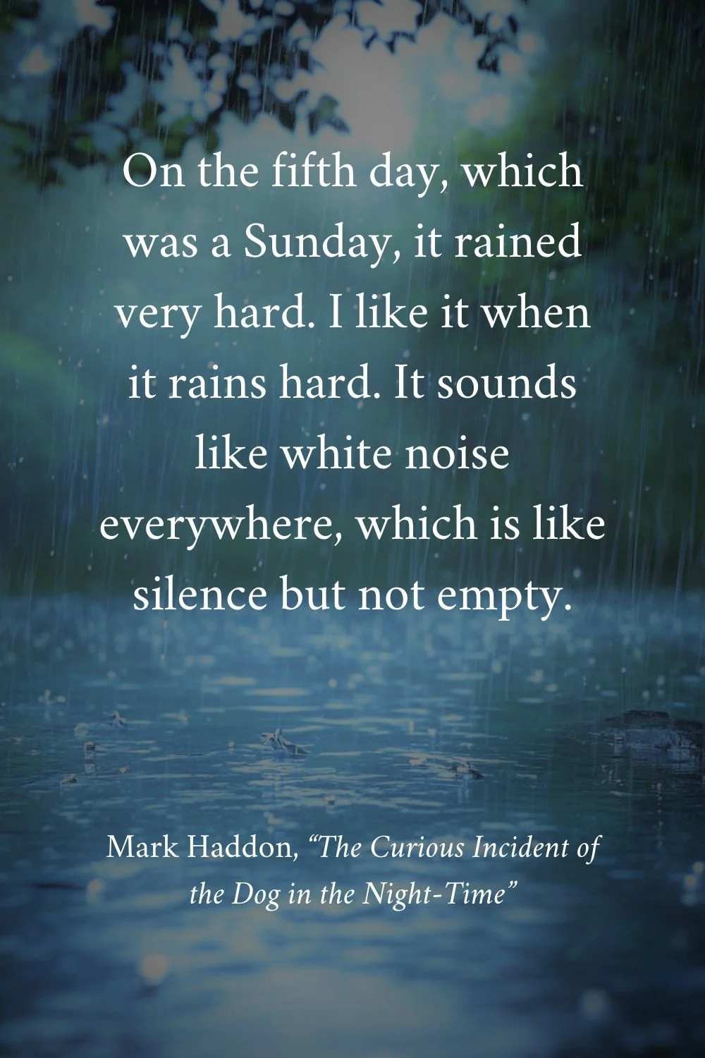 Rain Quotes Haddon