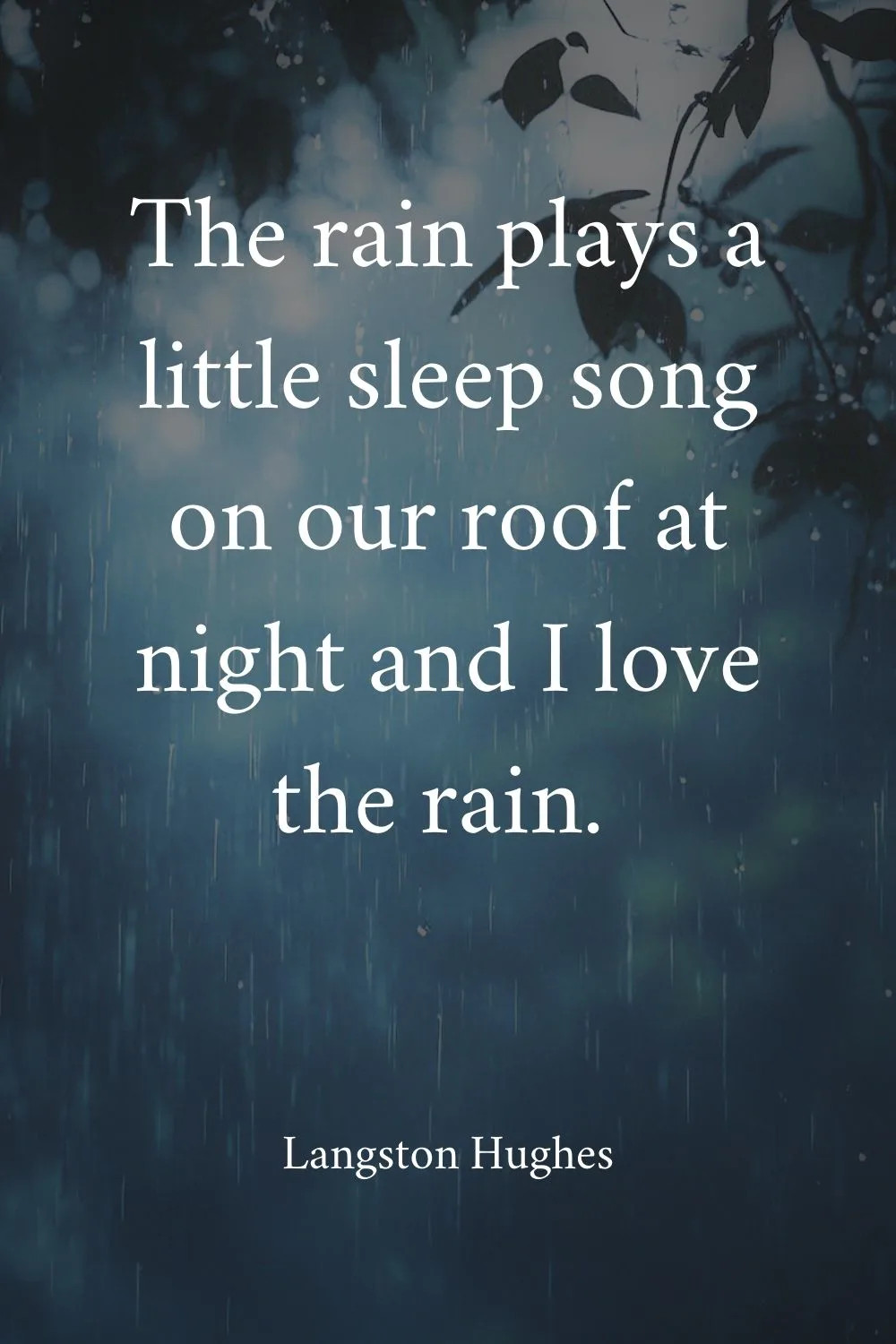 Rain Quotes Hughes 1