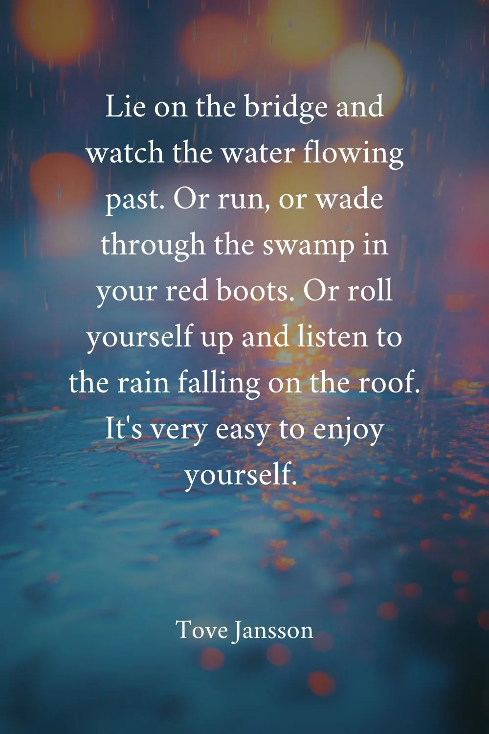 Rain Quotes Jansson