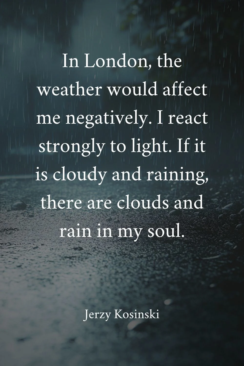 Rain Quotes Kosinski