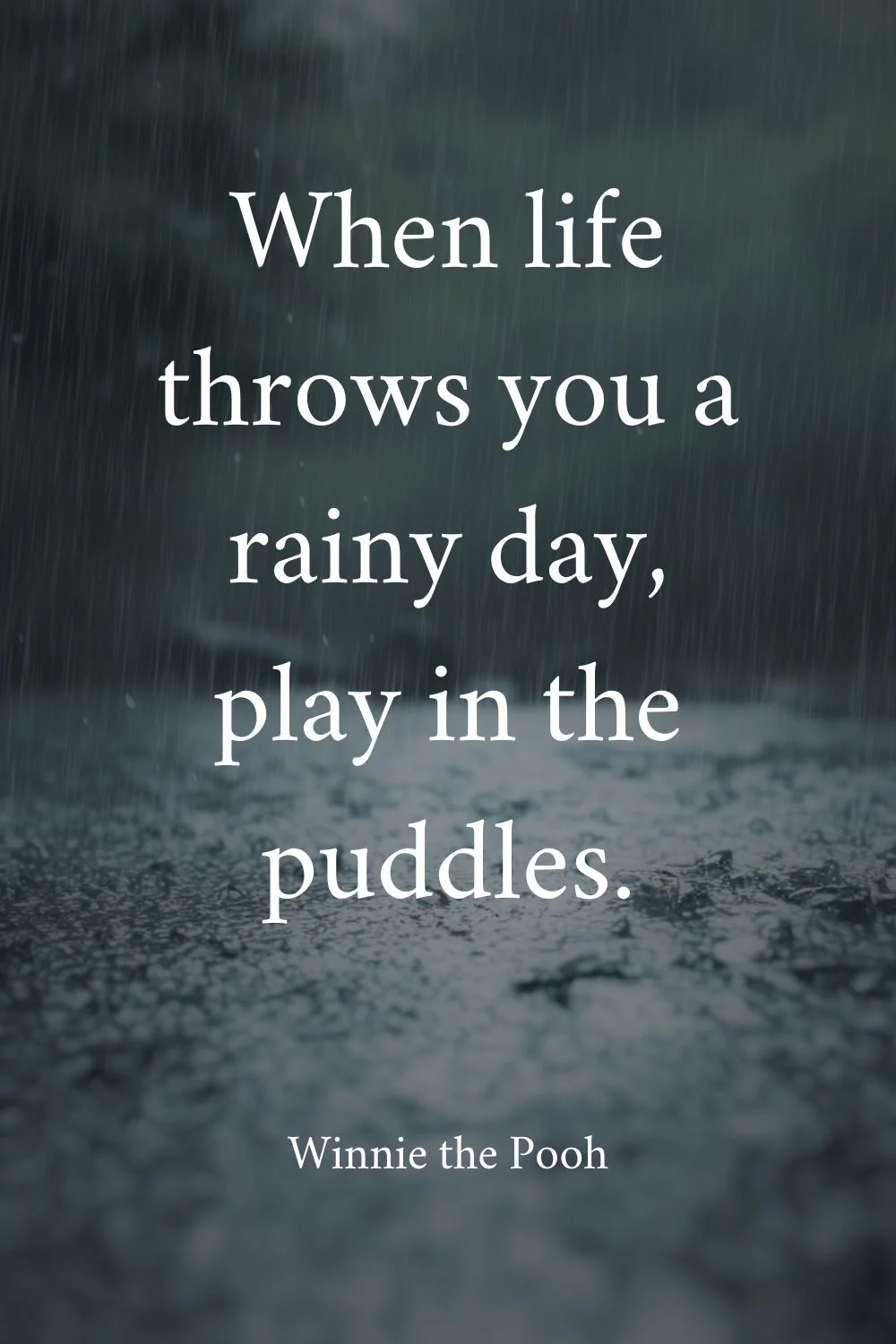 Rain Quotes Pooh