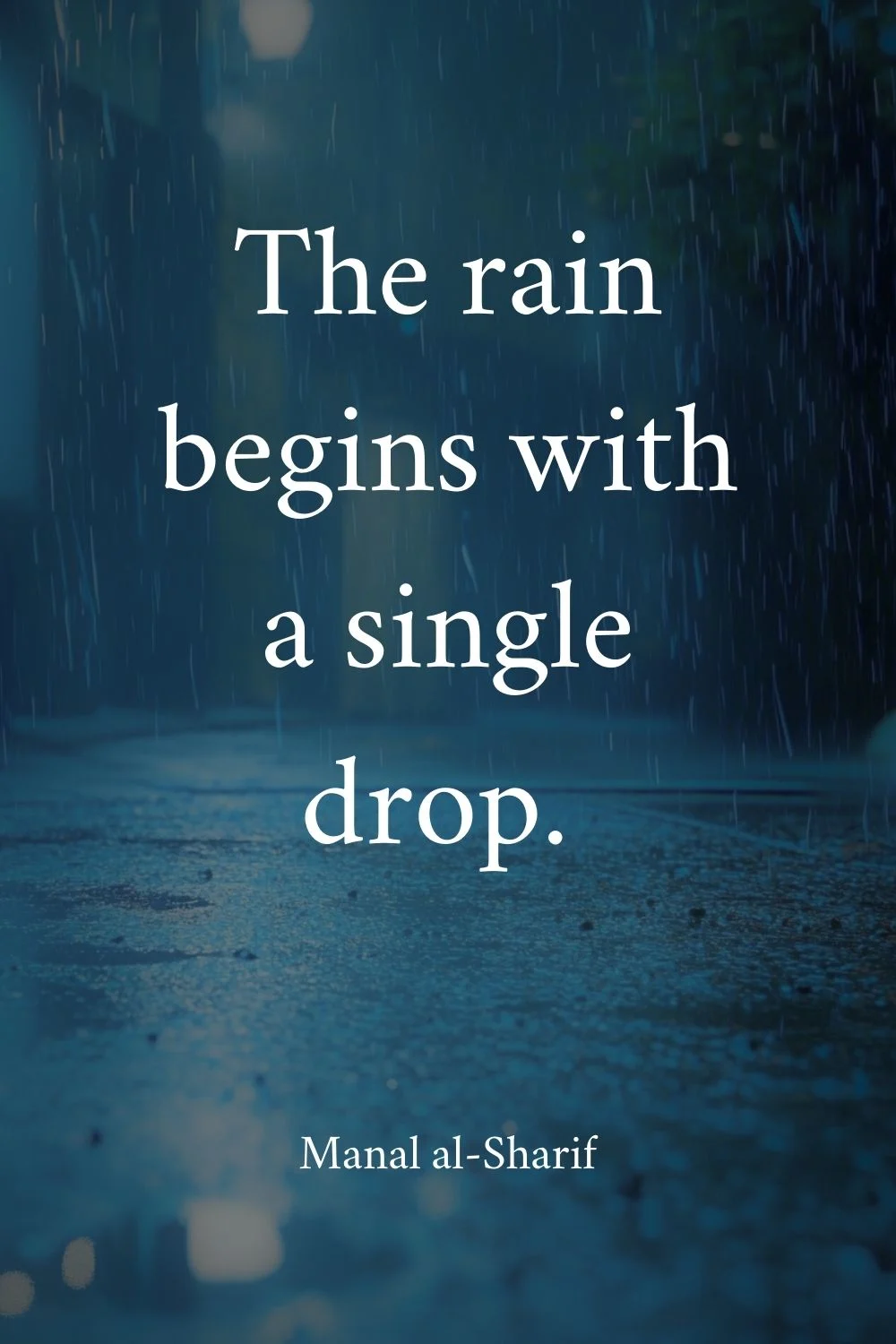 Rain Quotes al-Sharif