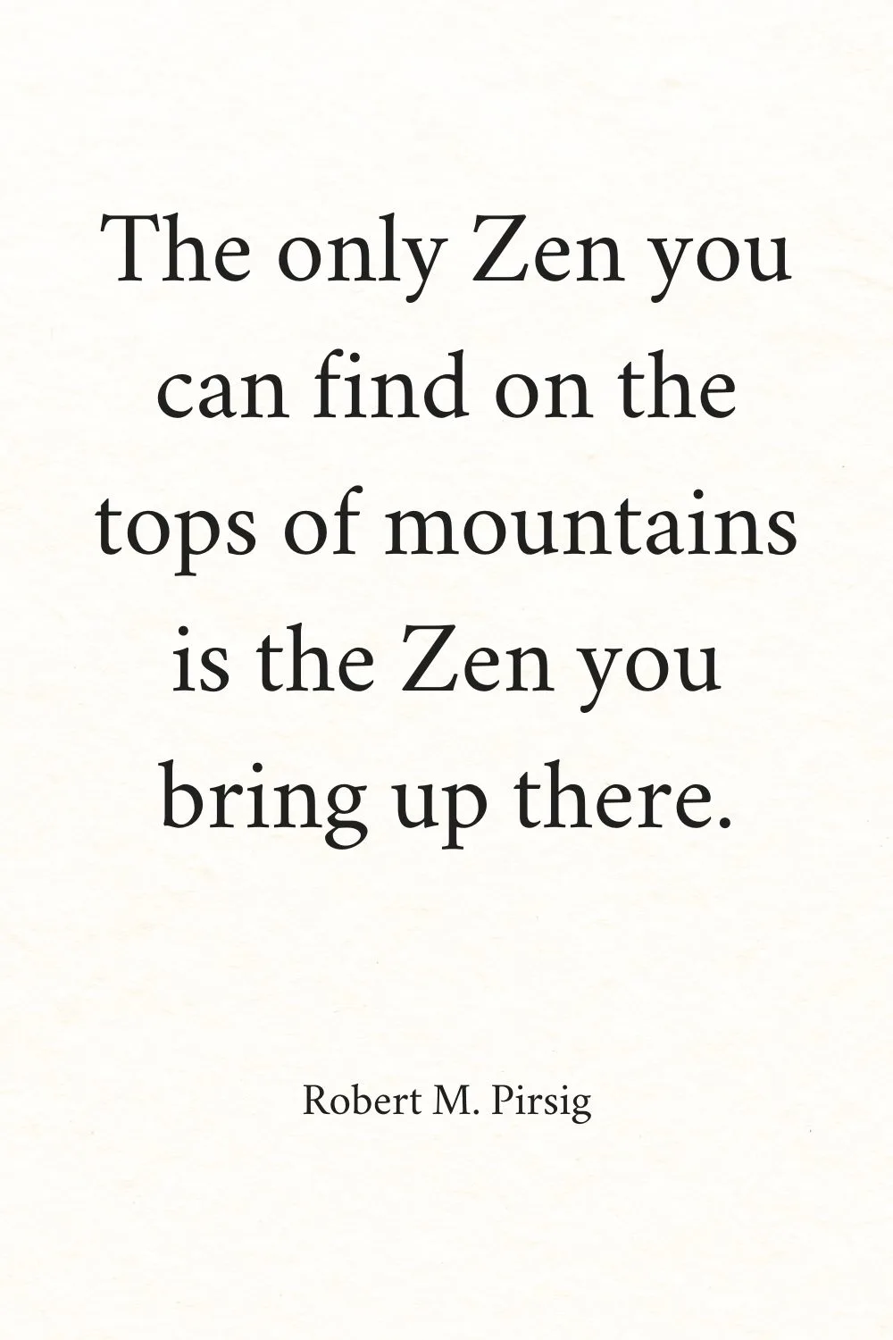 Zen Quotes Pirsig 1