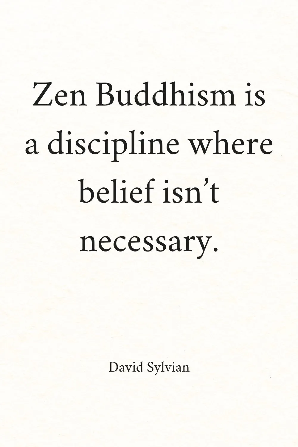 Zen Quotes Sylvian